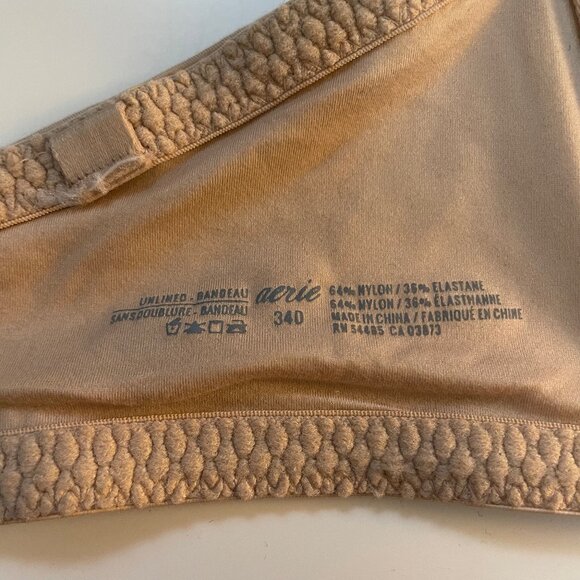 Nude Underwire Unlined Strapless Bra - Picture 4 of 4